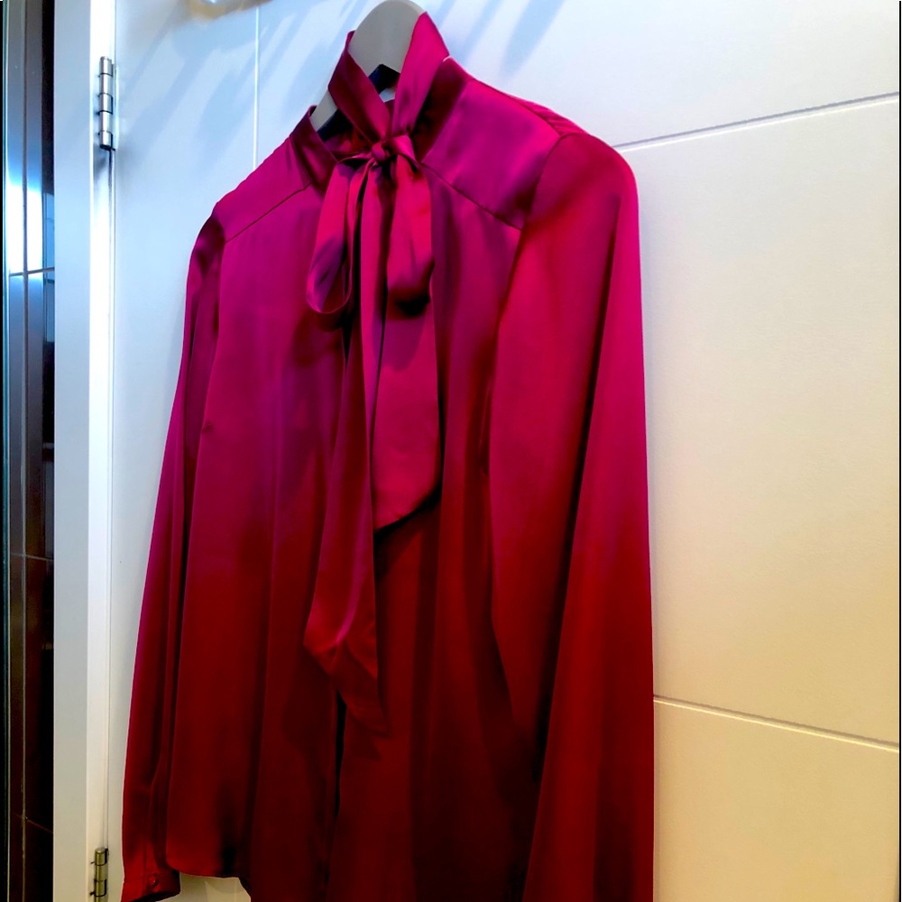 Beautiful dark pink blouse